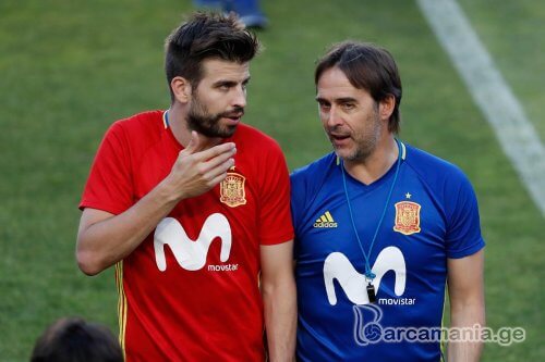 ხულენ ლოპეტეგი: ჟერარ პიკე ესპანეთის ნაკრების სულის ნაწილია