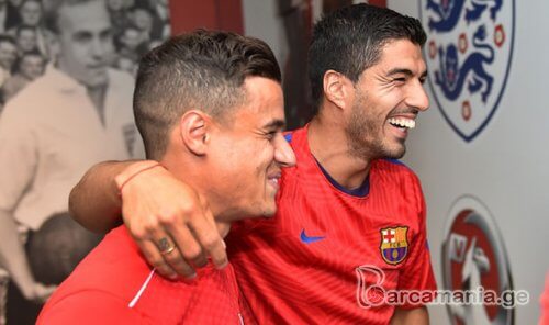 ლუის სუარესი კოუტინიოს "ბარსელონას" ურჩევს