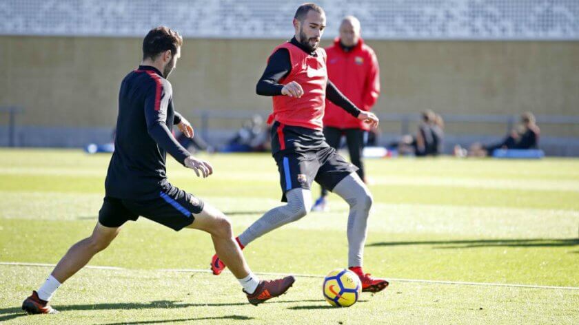 ძირითადი გუნდის ოთხი წევრი "ბარსა ბ"-ს ფეხბურთელებთან ერთად ვარჯიშობს