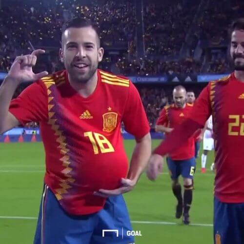 ესპანეთის ნაკრების შემადგენლობაში "ბარსელონელებმა" გაიბრწყინეს