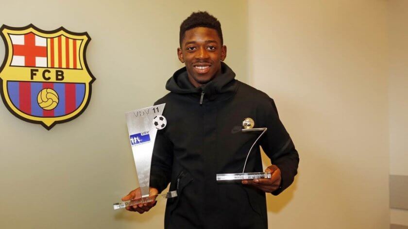 უსმან დემბელე ბუნდესლიგის სეზონის საუკეთესო ახალწვეულია