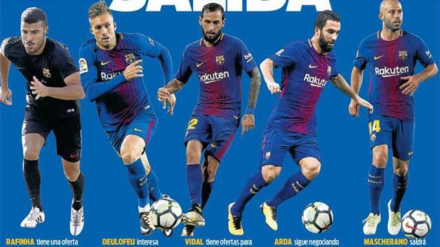 Calciomercato: იანვარში „ბარსელონას“ 5 ფეხბურთელი დატოვებს