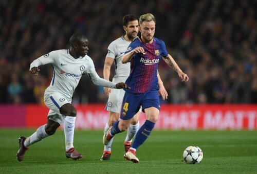 ივან რაკიტიჩი - ფეხბურთელი, რომელიც მესიზე, სუარესსა და ბუსკეტსზე ხშირად თამაშობს