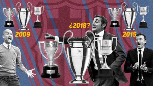 სეზონის ამ სტადიაზე, "ბარსას" ტრებლის მოგების ასეთი შანსი ჯერ არ ჰქონია