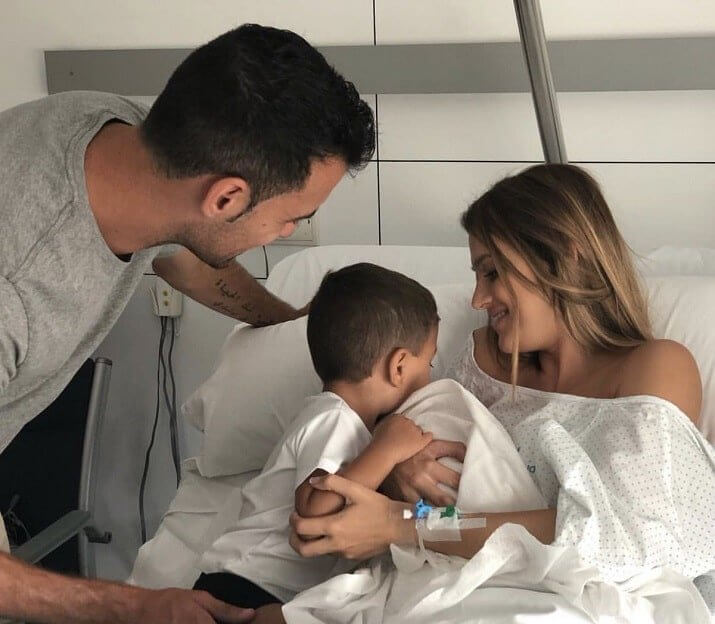 სერხიო ბუსკეტსი მე-2 შვილის მამა გახდა