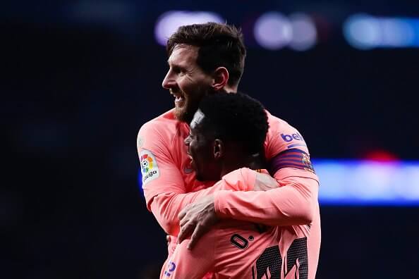 ლეო მესიმ უსმან დემბელე შეაქო