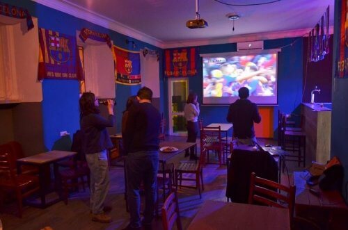 "ბარსელონას" ფანკლუბის შეკრება დღევანდელი მატჩისთვის