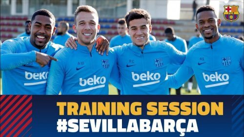 ბოლო ვარჯიში "სევილიასთან" მატჩამდე [ვიდეო]