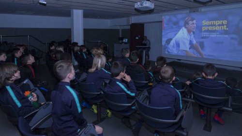 "ლა მასიას" ფეხბურთელები იოჰან კრუიფის მეთოდოლოგიას გაეცნენ