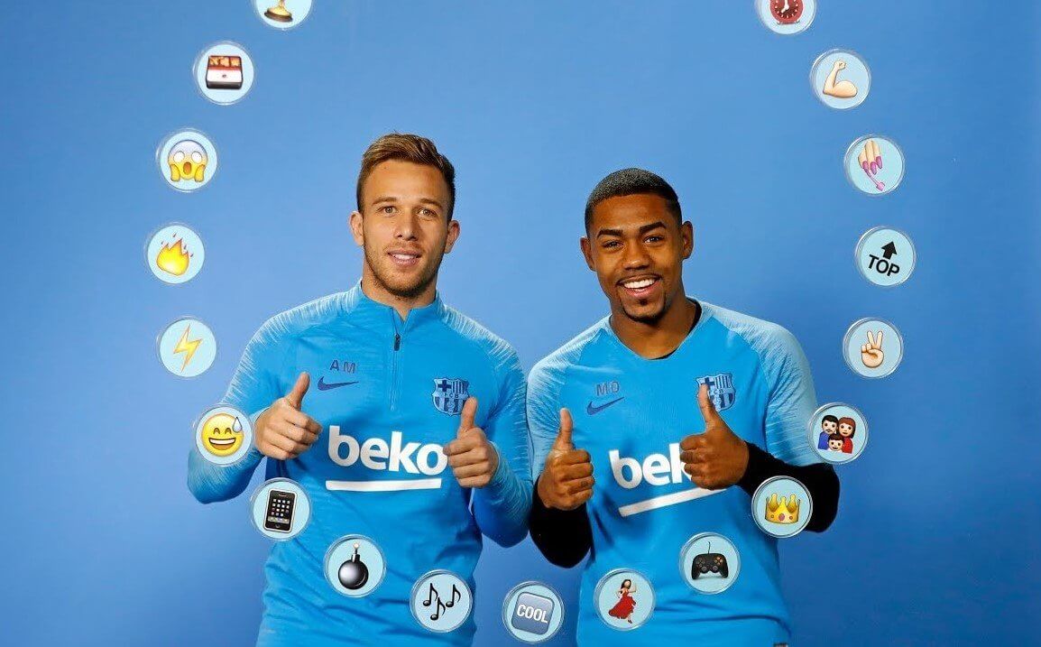 BARÇA EMOJIS | არტური და მალკომი