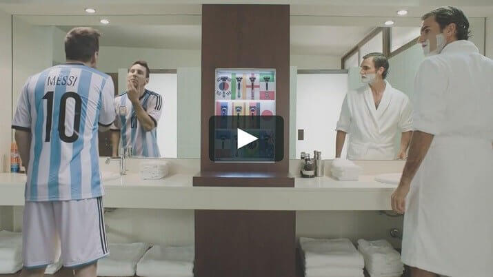 როჯერ ფედერერი: მიყვარს, როდესაც მესის ბურთი აქვს