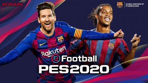 ლიონელ მესი PES 2020-ის გარეკანზე