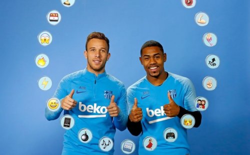 BARÇA EMOJIS | არტური და მალკომი