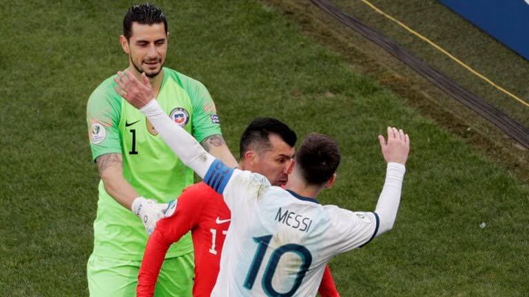 მესის წითელი, ვიდალის გოლი და არგენტინის მოგება [ვიდეო]
