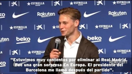 დე იონგი: როცა "რეალი" დავამარცხეთ, ბართომეუმ მაშინვე დამირეკა