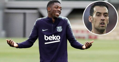 სერხიო ბუსკეტსი: უსმან დემბელე უკეთ გამოიყურება