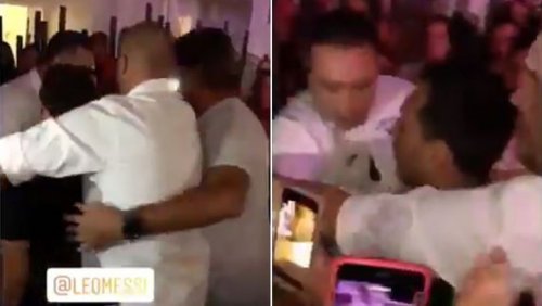 როგორ ტოვებს მესი ღამის კლუბს [VIDEO]