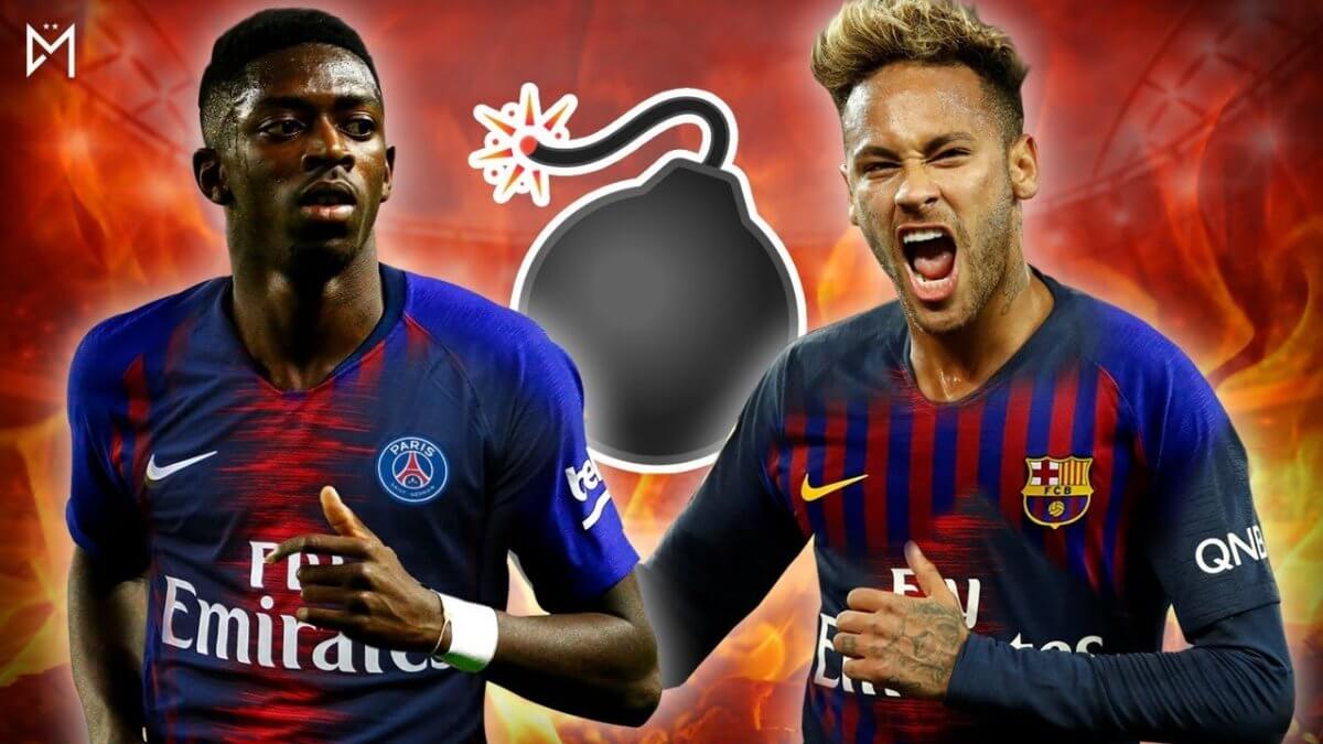 Le Parisien: "ბარსელონა" ნეიმარის ტრანსფერში დემბელეს ჩართვას განიხილავს