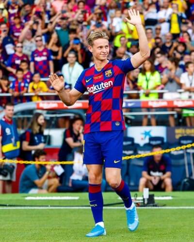 ფრენკ დე იონგი გულშემატკივრების მადლობელია