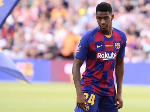 ჟუნიორ ფირპო "ბარსელონას" გულშემატკივრებს მიმართავს