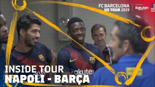 "ნაპოლი" - "ბარსელონა" | კადრს მიღმა