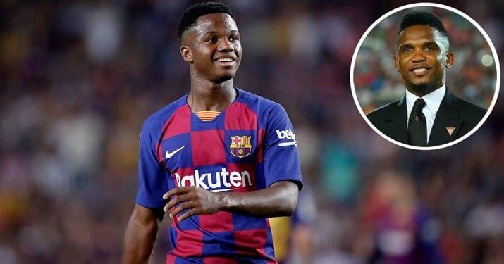 სამუელ ეტო'ო: ანსუ ფატის 2 წყვილი ყვ*რი აქვს