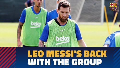 აღდგენითი ვარჯიში "ვალენსიასთან" მატჩის შემდეგ - მესი და დემბელე დაბრუნდნენ [ვიდეო]