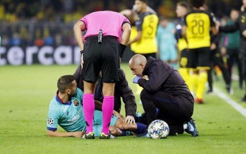 As: ჟორდი ალბა 10-15 დღეს გამოტოვებს