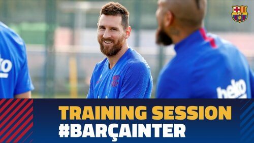 მესი და დემბელე დაბრუნდნენ - ვარჯიში გრძელდება [ვიდეო]