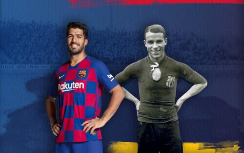 სუარესი "ბარსელონას" საუკეთესო ბომბარდირთა ოთხეულში შევიდა