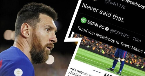 რუდ ვან ნისტელროი მესის ქებაზე: ასეთი რამ არასდროს მითქვამს