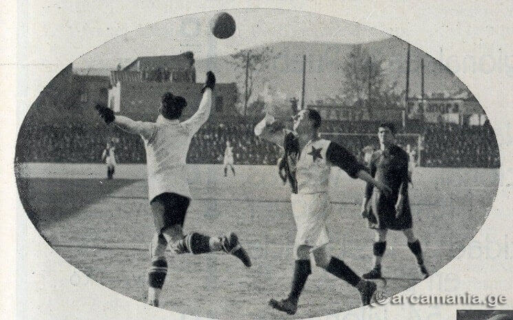 ბარსელონა-სლავია: ერთი საუკუნის წინ