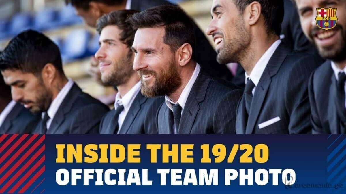 2019/20 წლების სეზონის ოფიციალური ფოტოსესია [კადრს მიღმა]