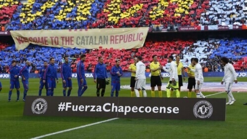 პოლიტიკური გზავნილი "ელ კლასიკოზე"