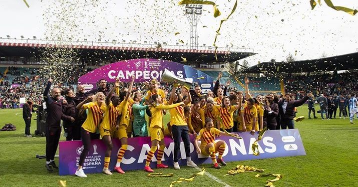 ქალთა გუნდი - 10-1 ესპანეთის სუპერ თასზე