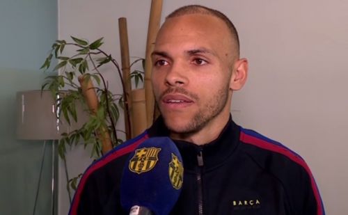 მარტინ ბრეითუეიტის პირველი კომენტარი "ბარსელონას" ფეხბურთელის რანგში