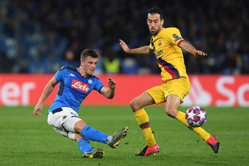 სერხიო ბუსკეტსი "ნაპოლისთან" განმეორებით მატჩს გამოტოვებს