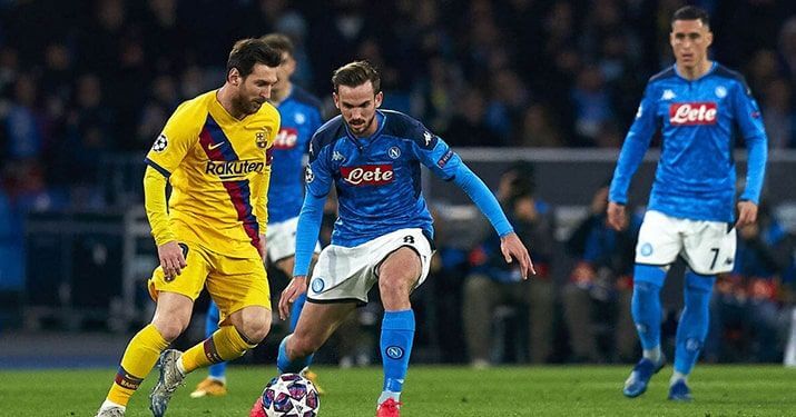 "ნაპოლი" "ბარსას" დასვენებული და ფორმიდან ამოვარდნილი ეწვევა