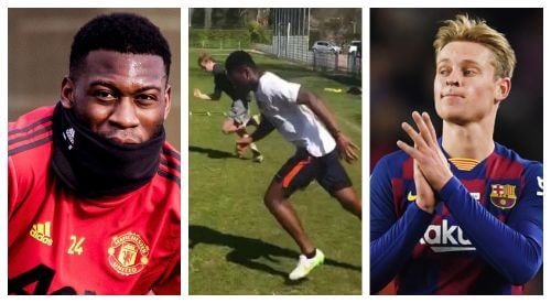 ტიმოთი ფოსუ-მენსასა და ფრენკი დე იონგის ერთობლივი ვარჯიში [ვიდეო]