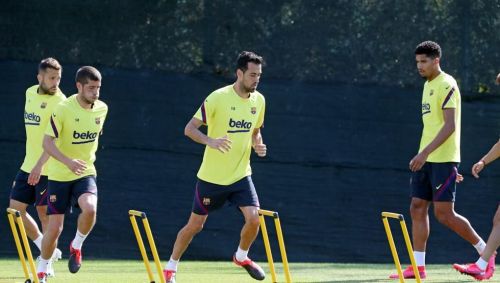 "ბარსელონამ" კვირის ბოლო სავარჯიშო სესია გამართა