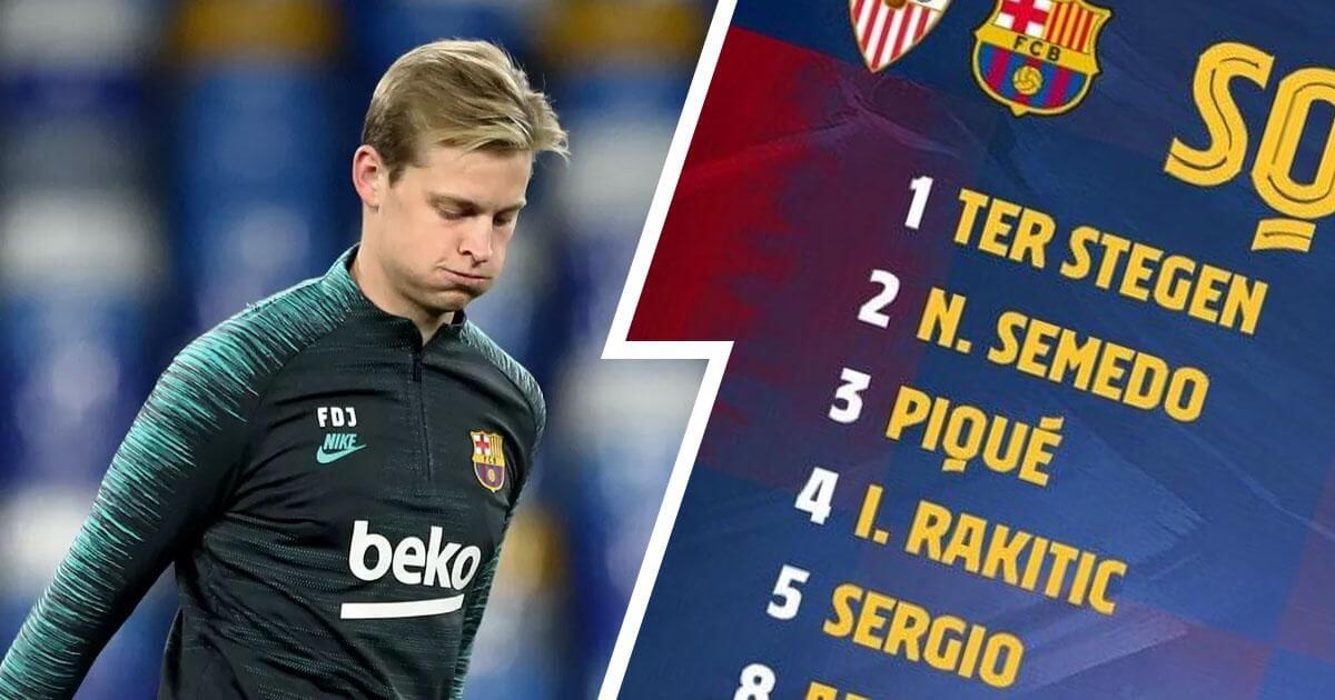 სევილია vs ბარსელონა - განაცხადი ცნობილია