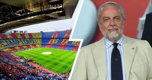 "ნაპოლის" პრეზიდენტი: იმედი მაქვს, "ბარსელონას" "კამპ ნოუზე" შევხვდებით