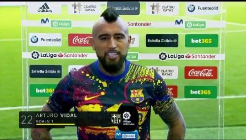 არტურო ვიდალი მატჩის შემდეგ