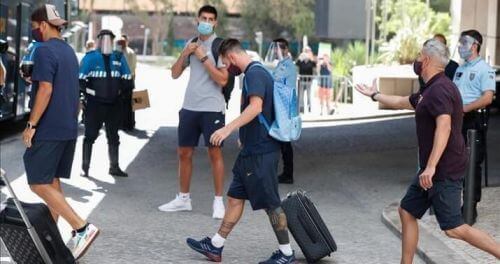 ფეხბურთელებმა "ბარსელონა" უკანა კარიდან დატოვეს