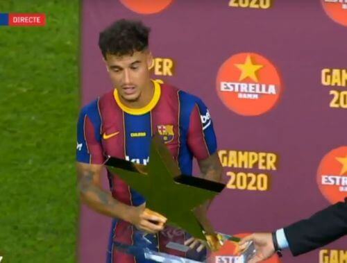 აქ თამაში მომნატრებია - ფილიპე კოუტინიო მატჩის საუკეთესო მოთამაშე გახდა