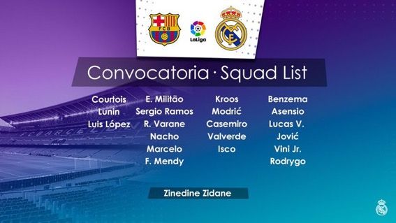 "ელ კლასიკოსთვის" "რეალის" განაცხადი ცნობილია