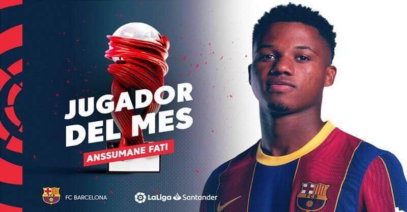 ანსუ ფატი "ელ კლასიკომდე" დაჯილდოვდება