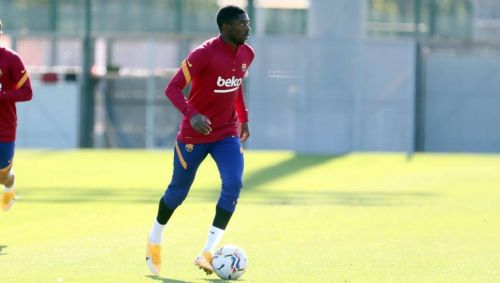 უსმან დემბელე ვარჯიშზე გამოცხადდა