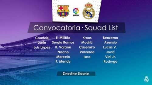 "ელ კლასიკოსთვის" "რეალის" განაცხადი ცნობილია