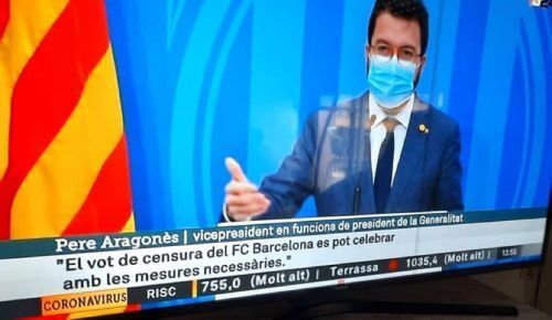 კატალონიის მთავრობის ვიცე-პრეზიდენტმა ბართომეუს თხოვნა არ დააკმაყოფილა